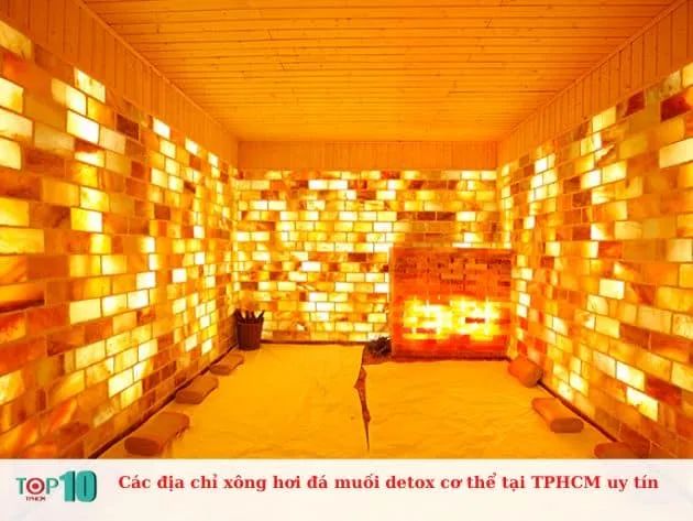 Danh sách các địa chỉ xông hơi đá muối detox cơ thể uy tín tại TP.HCM