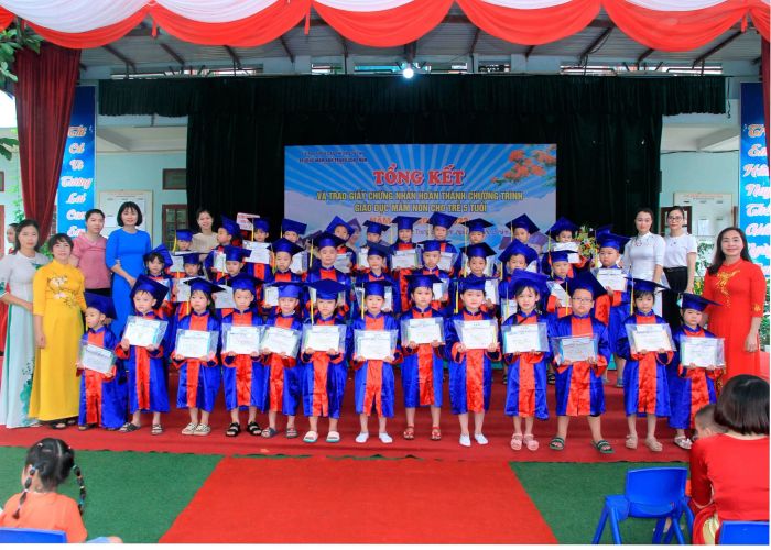 Ảnh 1: Không gian học tập sáng tạo tại Trường Mầm non Trung Sơn Trầm