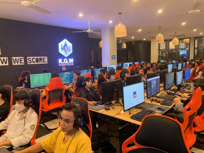 Không gian hiện đại và chuyên nghiệp tại KOW Gaming Center
