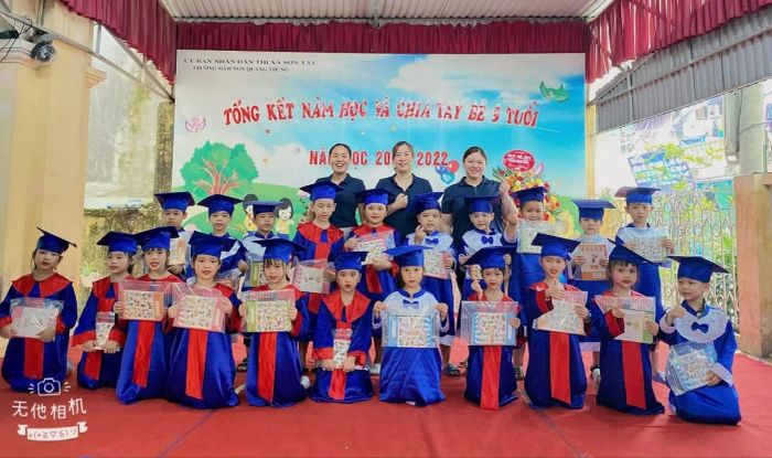 Hình ảnh sinh động về môi trường học tập tại Trường Mầm non Quang Trung