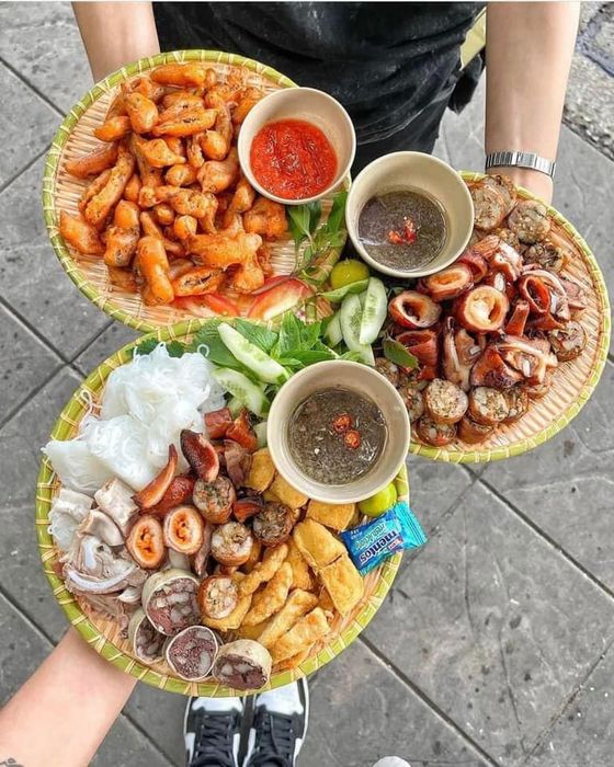 Hình ảnh 3 - Đặc sản lòng rán thơm ngon tại Mỡ Quán