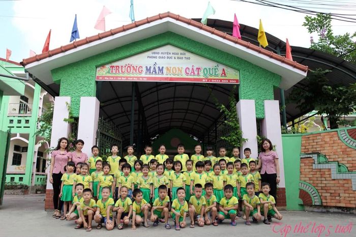 Hình ảnh Trường mầm non Cát Quế A - Khuôn viên xanh mát