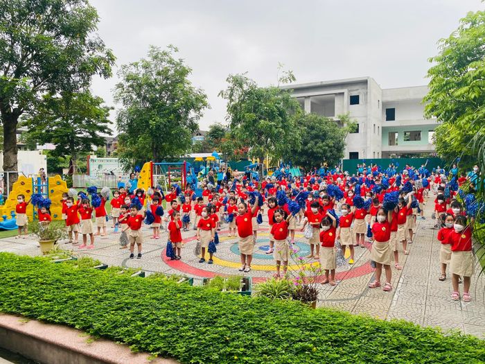 Không gian học tập hiện đại tại Trường Mầm non Đô thị Việt Hưng