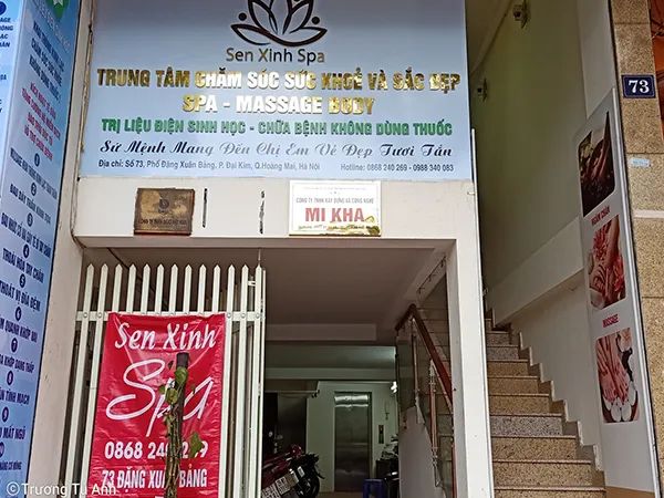 Không gian sang trọng tại Sen Xinh Spa