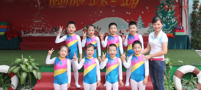 Hình ảnh ấn tượng về Trường mầm non A Thị trấn Văn Điển - Khuôn viên xanh mát với cơ sở vật chất hiện đại, không gian học tập lý tưởng cho trẻ