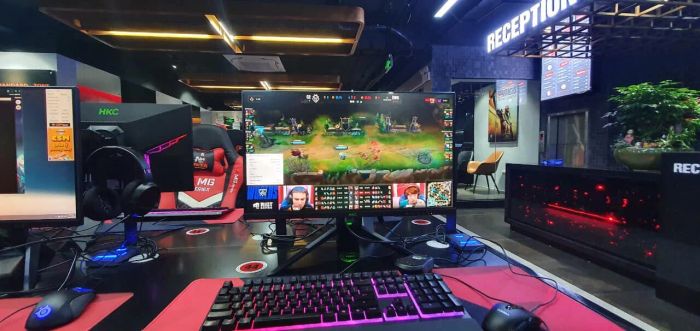 Không gian hiện đại và sang trọng tại Spartacus Gaming Center