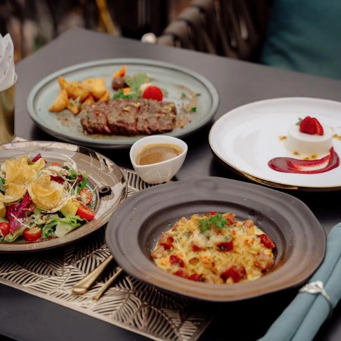 Góc ảnh sang trọng của Flamant Bistro