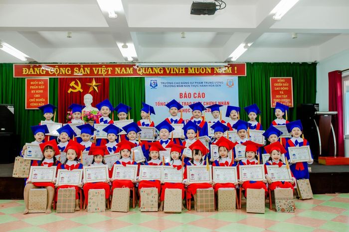 Hình ảnh lớp học hiện đại tại Trường Mầm Non Thực Hành Hoa Sen