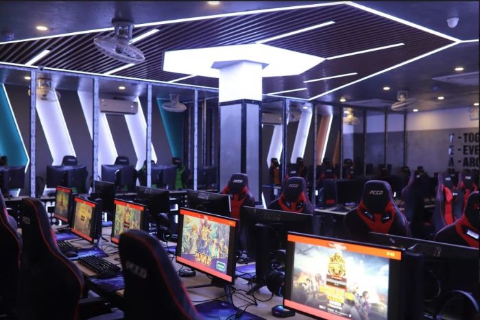 Hình ảnh ấn tượng về không gian gaming tại Paradise Gaming Center
