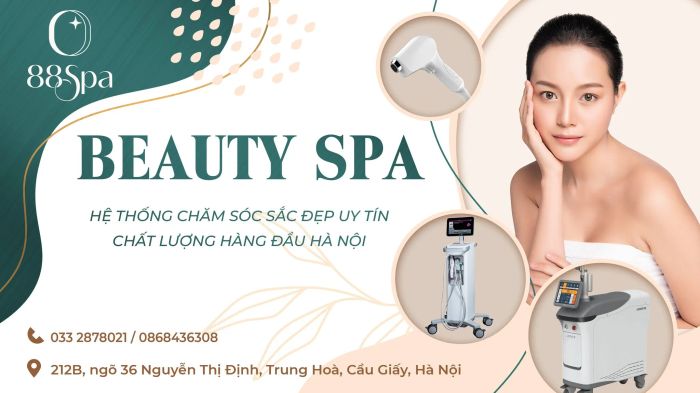 Không gian sang trọng tại 88 Spa
