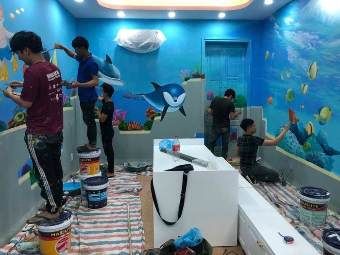 Tác phẩm nghệ thuật tranh tường của Văn Ngọc