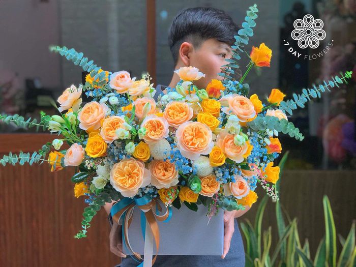 Không gian trưng bày đầy sắc màu tại Hoa 7 Ngày