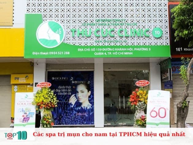 Các spa trị mụn hiệu quả cho nam tại TPHCM