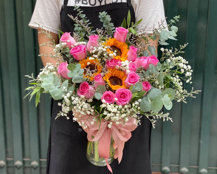 Những tác phẩm hoa nghệ thuật tại Saigon Roses