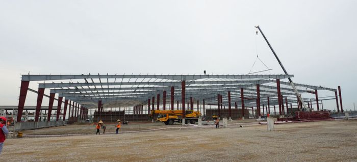 Công trình nhà xưởng công nghiệp tiêu biểu do CPT Steel thi công