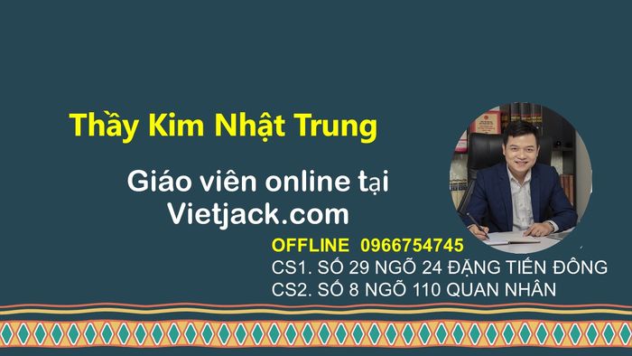 Hình ảnh thầy Kim Nhật Trung trong giờ giảng đầy cảm hứng