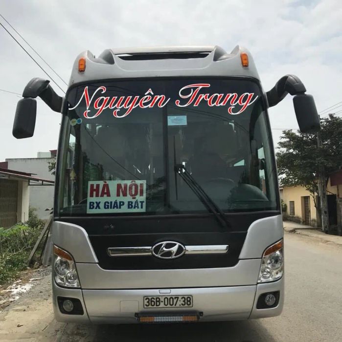 Nội thất sang trọng trên xe Nguyên Trang