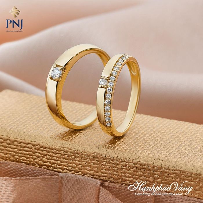 Bộ sưu tập nhẫn cưới tinh xảo tại PNJ