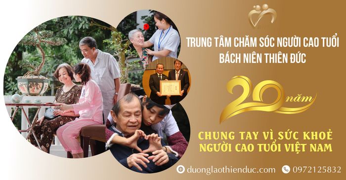 Hình ảnh khuôn viên xanh mát tại Trung tâm Bách Niên Thiên Đức