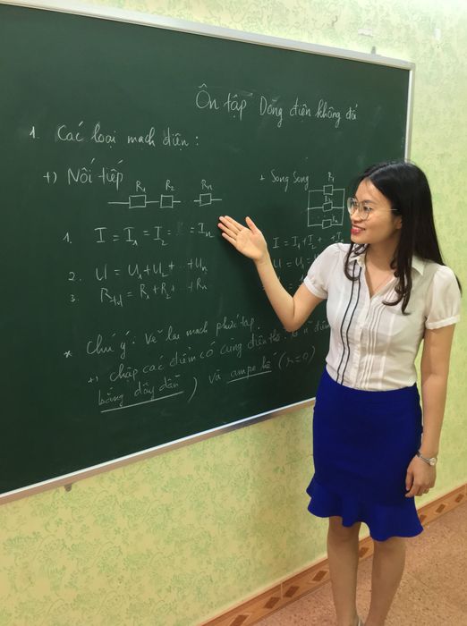 Hình ảnh lớp học Vật Lý Cô Hoa - Nơi kiến thức được truyền cảm hứng
