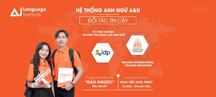 Hình ảnh đầu tiên về không gian học tập hiện đại tại A&U Language Institute