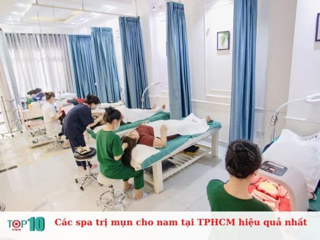 Các spa trị mụn cho nam tại TP.HCM mang lại hiệu quả cao nhất.