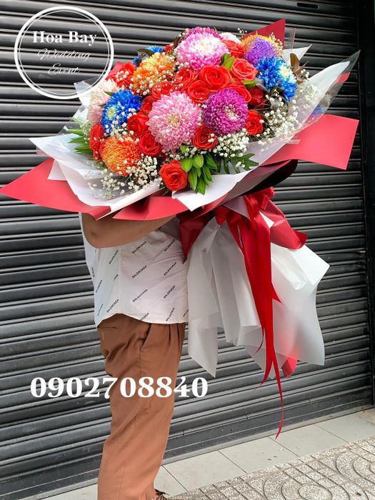Không gian hoa cưới lãng mạn tại Hoa Bay Wedding Event