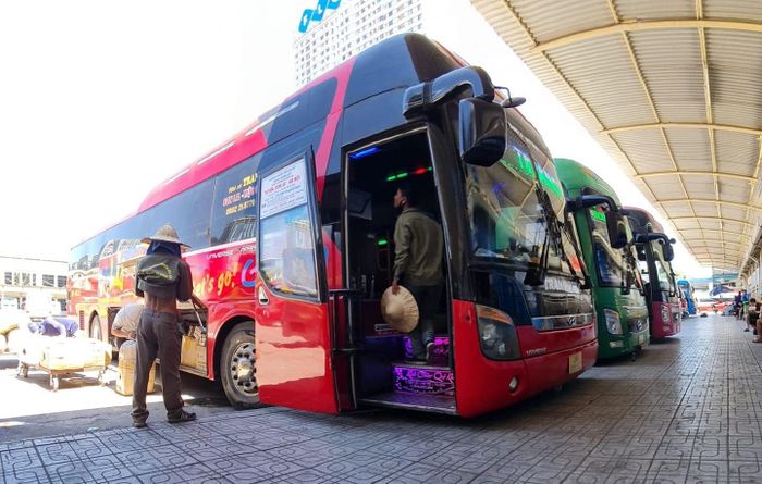 Hình ảnh nội thất tiện nghi trên xe Trang Phúc