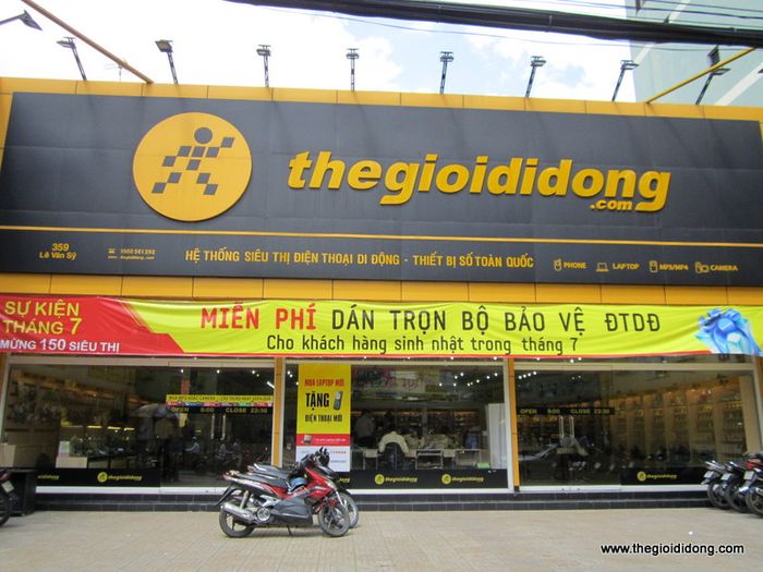 Không gian trải nghiệm sản phẩm tại Thế Giới Di Động