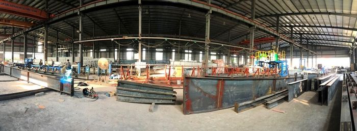 Hình ảnh thi công chuyên nghiệp - VSTEEL - Đơn vị tiên phong về nhà thép tiền chế