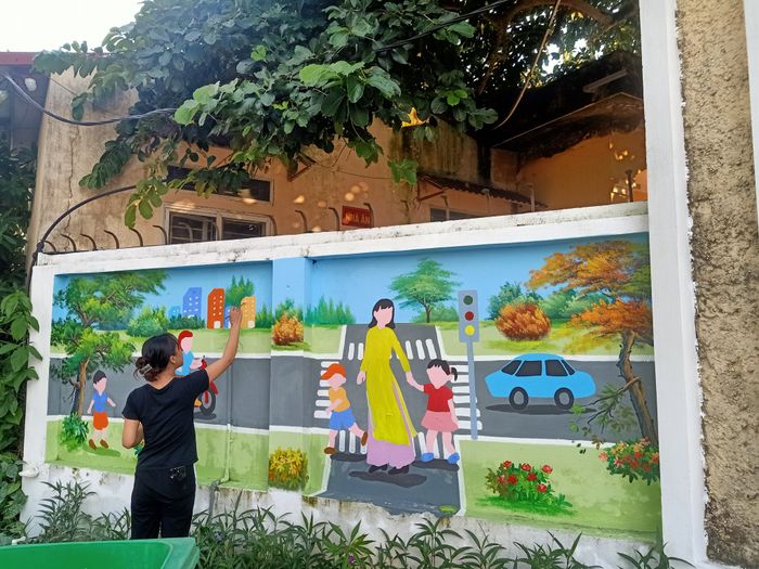 Mỹ Thuật Anh Đức - Tác phẩm tranh tường 'Vẽ Cả Giấc Mơ' - Ảnh 2