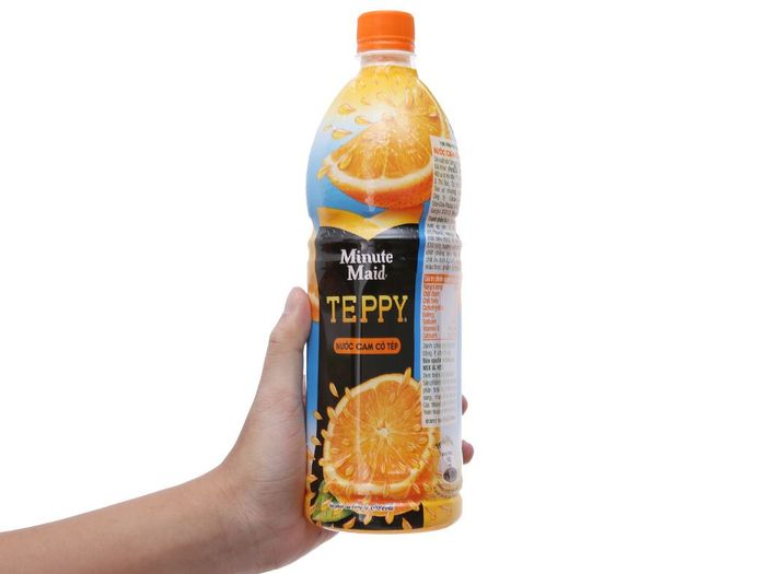 Nước cam có tép Teppy hình ảnh 1