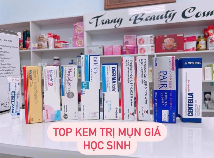 Bộ sưu tập mỹ phẩm đa dạng tại Trang Beauty Cosmetic