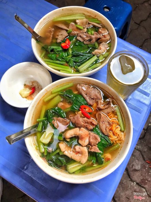 Hình ảnh đặc trưng tại Anh Linh Quán - Mì Gia Hàng Đẫy