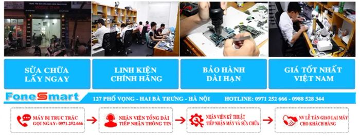 Hình ảnh không gian làm việc chuyên nghiệp tại FoneSmart