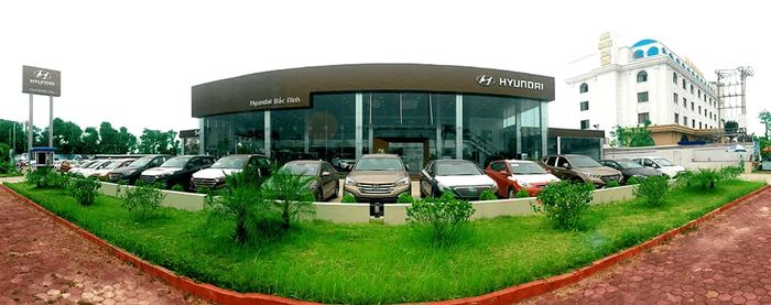 Hình ảnh không gian trưng bày Hyundai Bắc Ninh