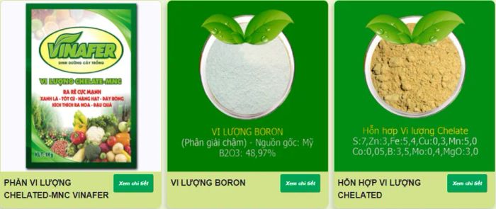 Phân bón vi lượng Chelate MNC Tiến Nông Hình Ảnh 1