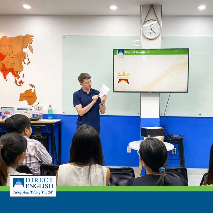 Môi trường học tập hiện đại tại Direct English Saigon