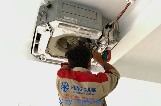 Dịch vụ vệ sinh máy lạnh chuyên nghiệp tại Hùng Cường