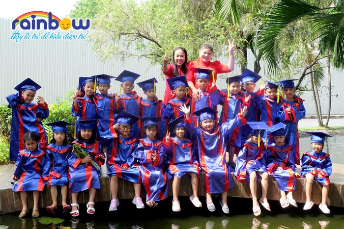 Hình ảnh không gian học tập tại Trường Mầm non Cầu Vồng