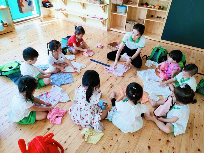 Không gian học tập xanh mát theo tiêu chuẩn Nhật tại Midori Preschool