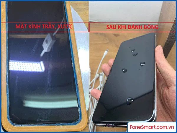Hình ảnh kỹ thuật viên tay nghề cao đang làm việc tại FoneSmart