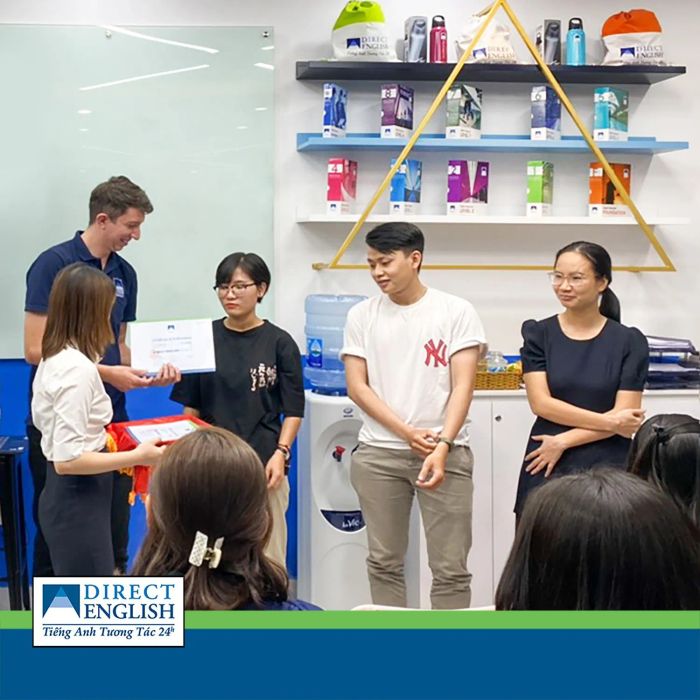 Không gian học tập tại Direct English Saigon