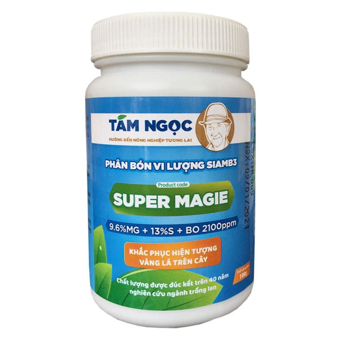 Phân bón vi lượng Super Magie - Tám Ngọc Hình Ảnh 2