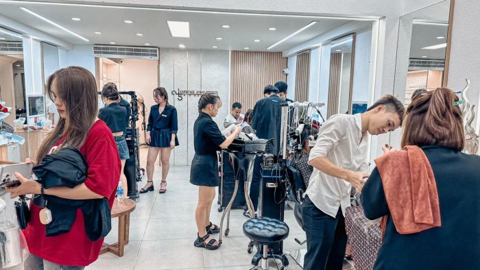Những tác phẩm nghệ thuật tóc tại Hair Salon Đông Phương