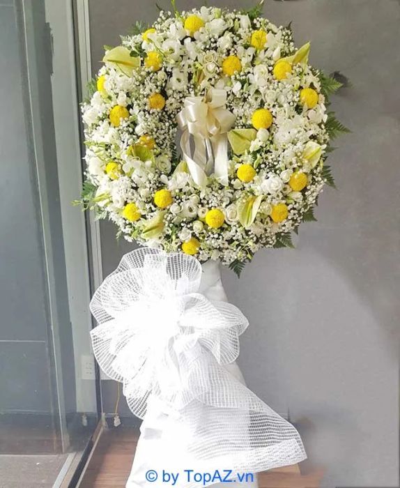 Các địa chỉ uy tín để đặt vòng hoa viếng đám tang ở Quận 10