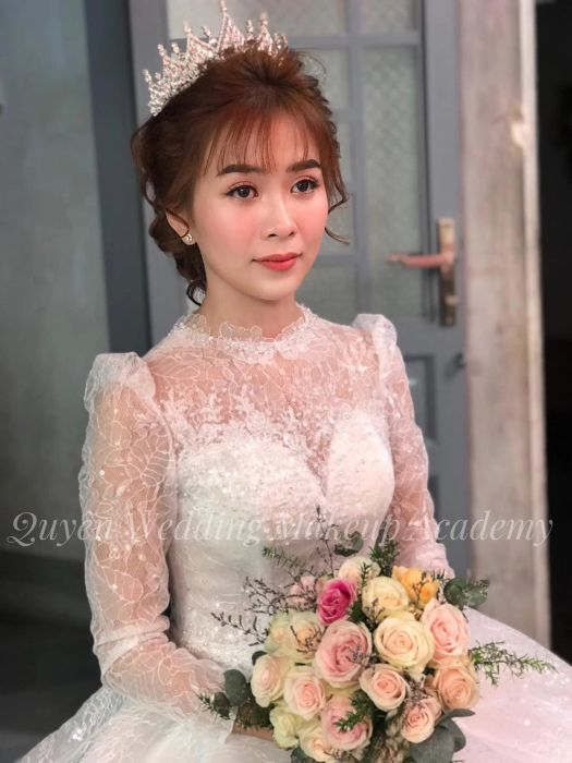 Tác phẩm trang điểm cô dâu tinh tế từ QUYÊN Wedding Makeup Academy