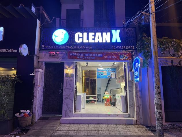 CleanX - Giặt sấy chuyên nghiệp, phục vụ tận tâm