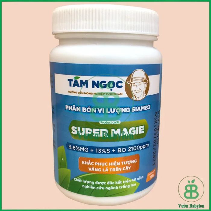 Phân bón vi lượng Super Magie - Tám Ngọc Hình Ảnh 1