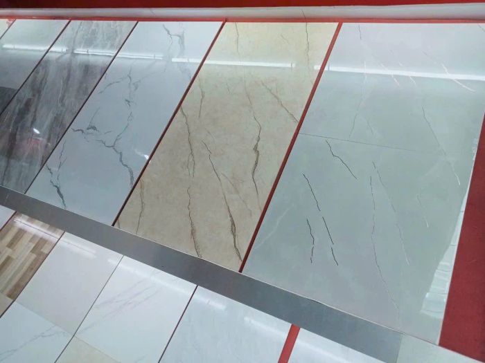 Không gian trưng bày hiện đại với bộ sưu tập gạch đa dạng tại Showroom Dung Hải